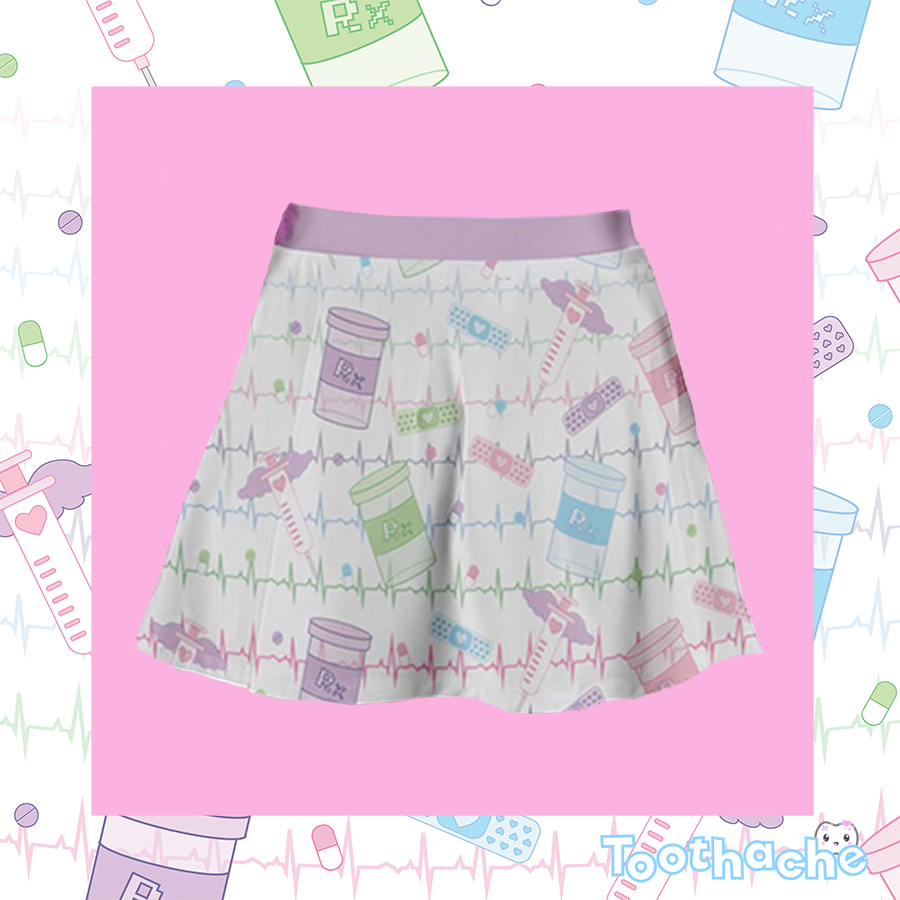 Medical Mess Mini Skirt