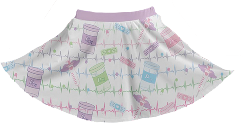 Medical Mess Mini Skirt