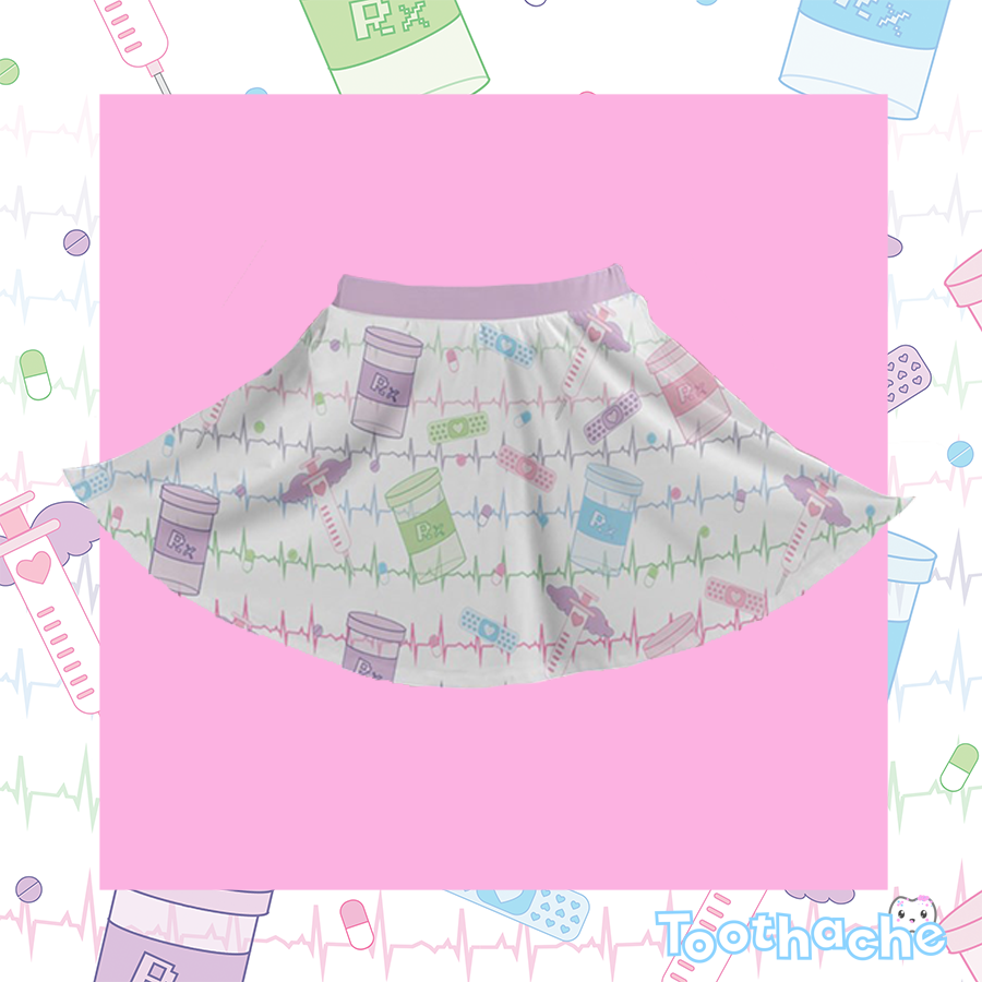 Medical Mess Mini Skirt