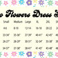 Retro Flowers Reversible Sleeveless Dress - White
